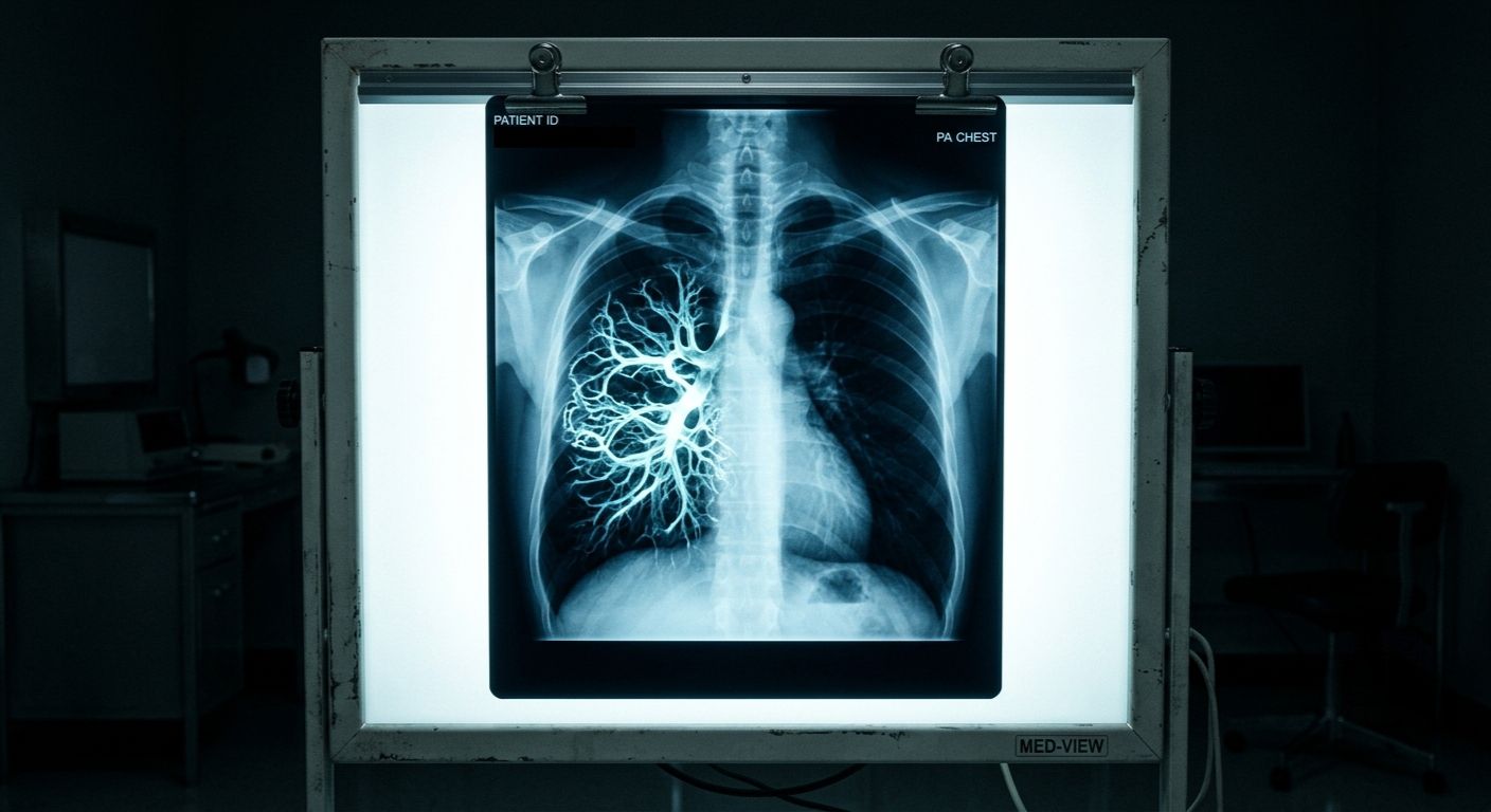 ilustrasi xray organ baru di tubuh manusia