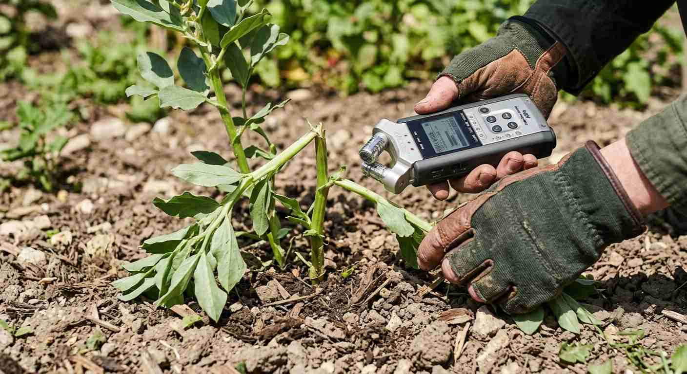 Ilmuwan dari tampak belakang mengenakan headphone dan menempelkan alat perekam ke batang pohon untuk mendengarkan suara ultrasonik, tumbuhan bisa merasakan sakit dan berteriak